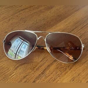 Oakley Rose Gold Aviator Sunglasses